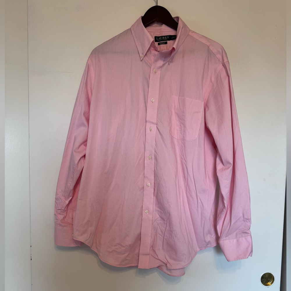 Men’s Lauren Ralph Lauren Classic Pink Dress Shirt